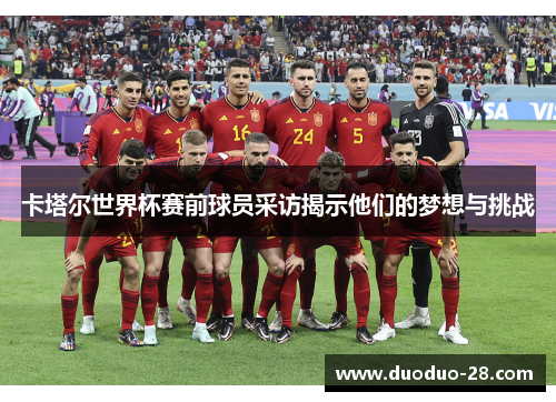 卡塔尔世界杯赛前球员采访揭示他们的梦想与挑战